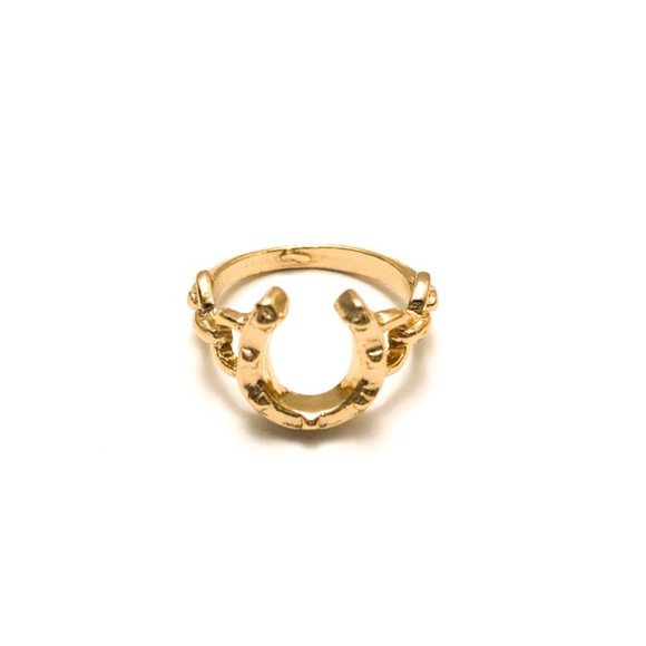 House of Harlow Horseshoe Stacking Ring in Gold - Picture 2 of 6